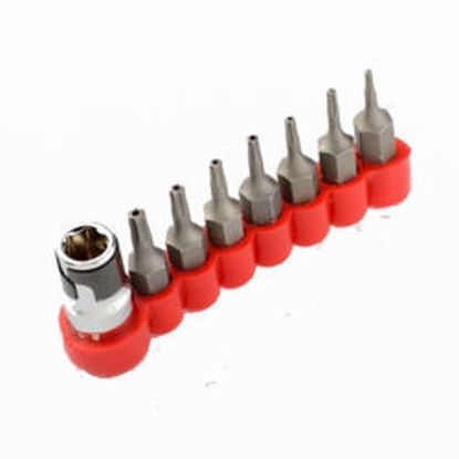 Picture of 8 pc Tamper Resistance Star Bit Set