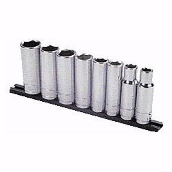 Picture of 9pc 1/4" Dr. Deep Socket Set MM