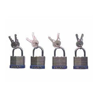 Picture of 4pc 40mm Laminated Padlock Keyalike