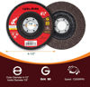 Picture of 4-1/4" Flap Discs, 7/8" Arbor Size, 80 Grit, Grinding Disc and Flap Sanding Disc BTH013