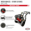 Picture of Simpson 61084 MegaShot 3400 PSI 2.5 GPM KOHLER SH265 Gas Pressure Washer New