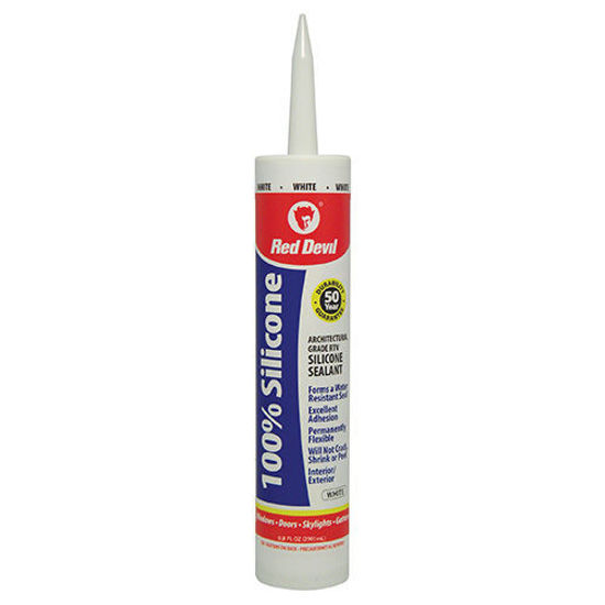 Picture of Red Devil 100% Silicone Sealant  White 10.1OZ