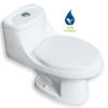 Picture of 1pc Elongated Front Toilet