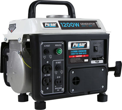 Picture of Pulsar 1,200W Portable Gas-Powered Generator with Carrying Handle, PG1202SA