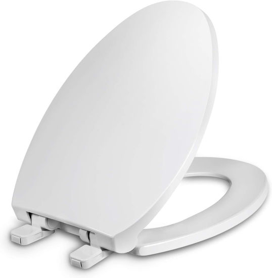 Picture of Plastic Elongated Toilet seat White