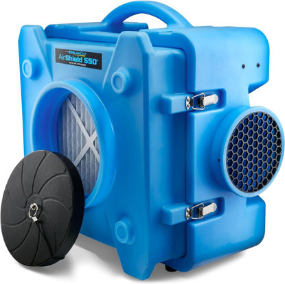 Picture of BlueDri BD-AS-550-BL Negative Machine Airbourne Cleaner HEPA Scrubber