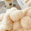 Picture of Luxurious Faux Rabbit Fur Throw Blanket