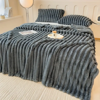 Picture of Luxurious Faux Rabbit Fur Throw Blanket