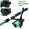 Picture of FRP Offshore Fishing Rod & Reel Combo Set - Ambidextrous, Medium Action, Telescopic Pole with Spinning Reel, Lures, Hooks, Complete Kit for Travel - Uncharged Operation, Versatile for All Anglers