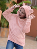 Picture of GORLYA Girls Teddy Fleece Long Sleeve Casual Cute Hooded Sweatshirt Plush Pullover Tops GOR1064