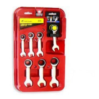 Picture of 7pc Gear Stubby Wrench SAE - 3/8", 7/16"