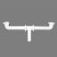 Picture of PVC Center Outlet Waste for Kitchen Sinks - 1 1/2" x 16"