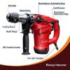 Picture of 14 Amp Corded Electric Power Rotary Tool Hammer Drill Driver 730 RPM Rotary Hammer For Heavy-Duty