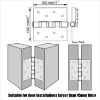 Picture of 4" Stainless Steel Square Hinges