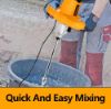 Picture of Electric Concrete Cement Mixer Thinset Mortar Grout Plaster Cement Drill Stirring Tool 1400W Adjustable Handheld Mixer