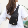 Picture of Crossbody Bag With Adjustable Shoulder Strap, Polyester Material, Zipper Closure, Solid Color Design